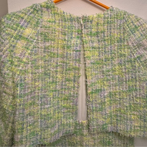 Sandro Agy checked layered-effect tweed mini dress - Picture 7 of 8